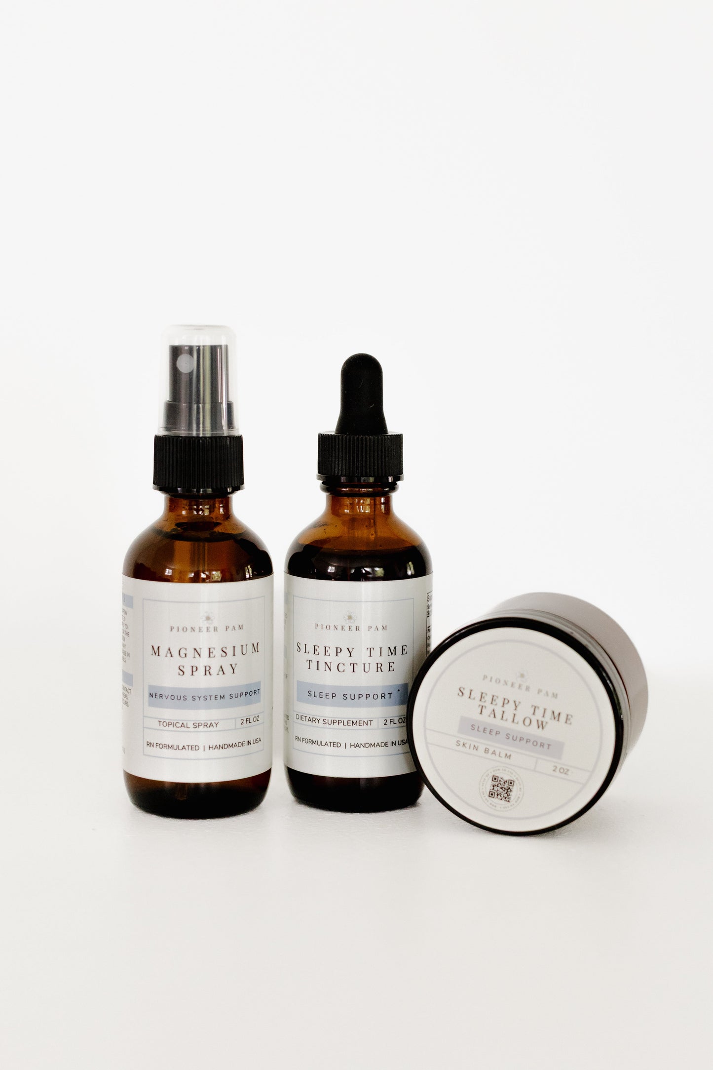 Sleepy Time Combo: Tincture, Tallow & Magnesium Spray
