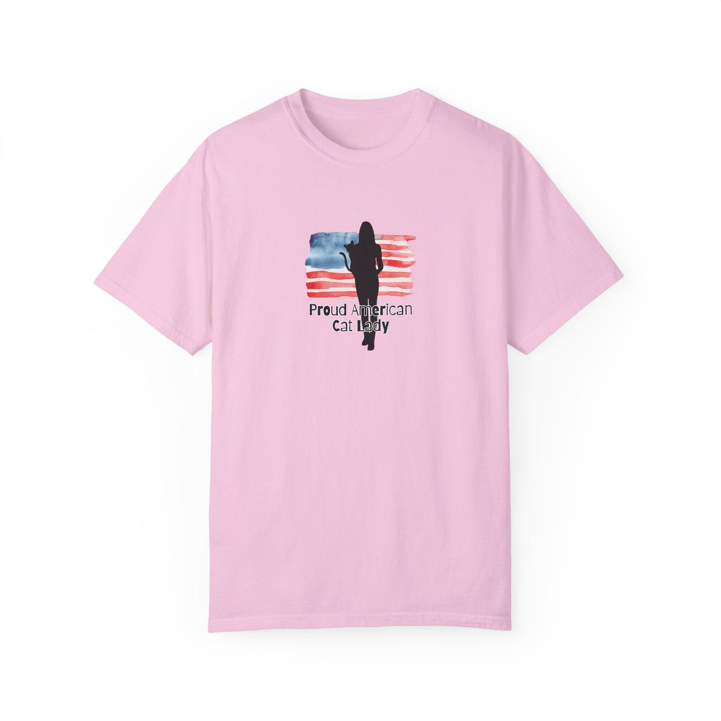 Celebrate Your Feline Love: Proud American Cat Lady T-Shirt - Korvel