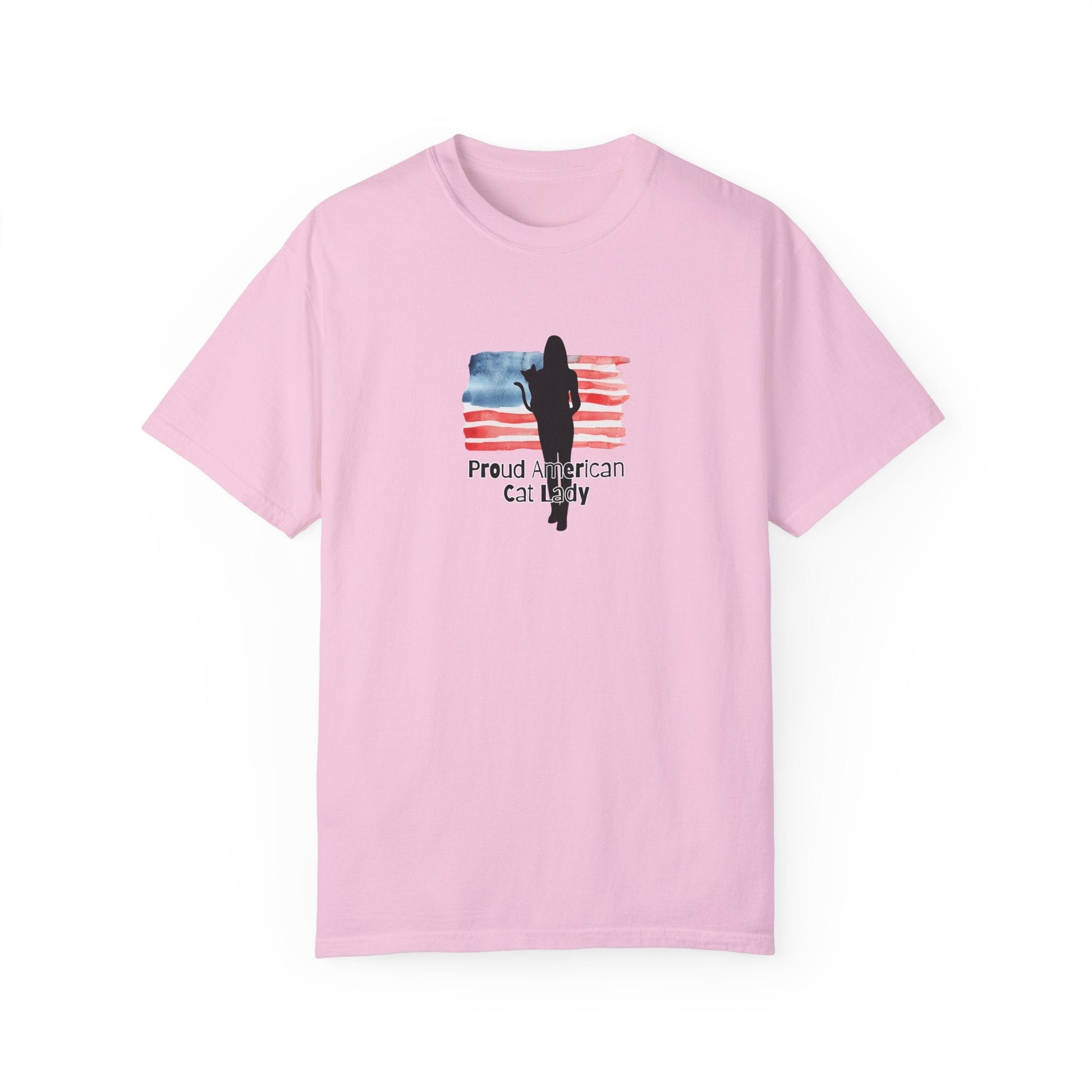 Celebrate Your Feline Love: Proud American Cat Lady T-Shirt - Korvel
