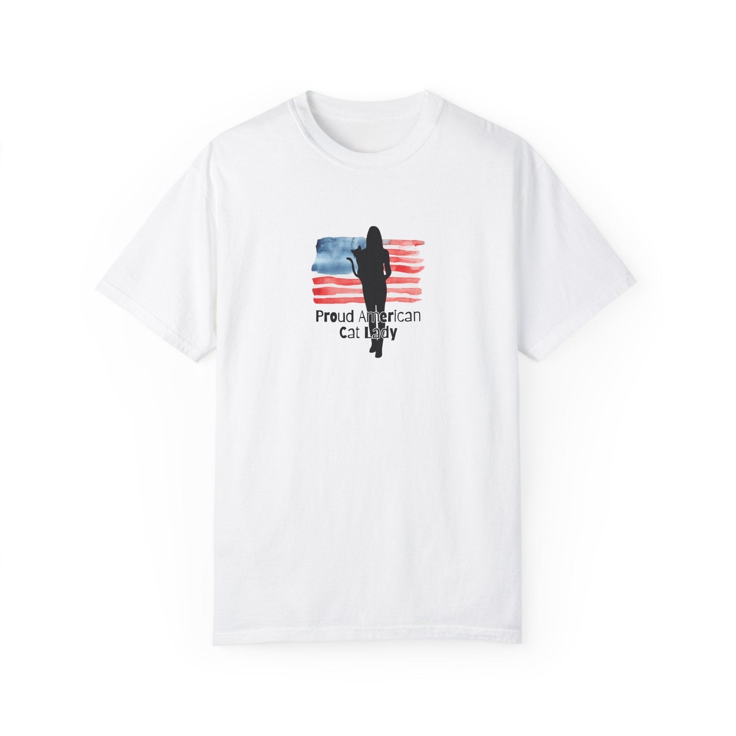 Celebrate Your Feline Love: Proud American Cat Lady T-Shirt - Korvel