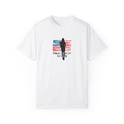 Celebrate Your Feline Love: Proud American Cat Lady T-Shirt - Korvel