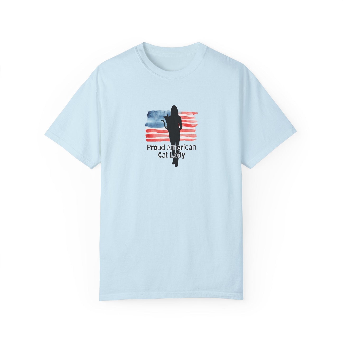 Celebrate Your Feline Love: Proud American Cat Lady T-Shirt - Korvel