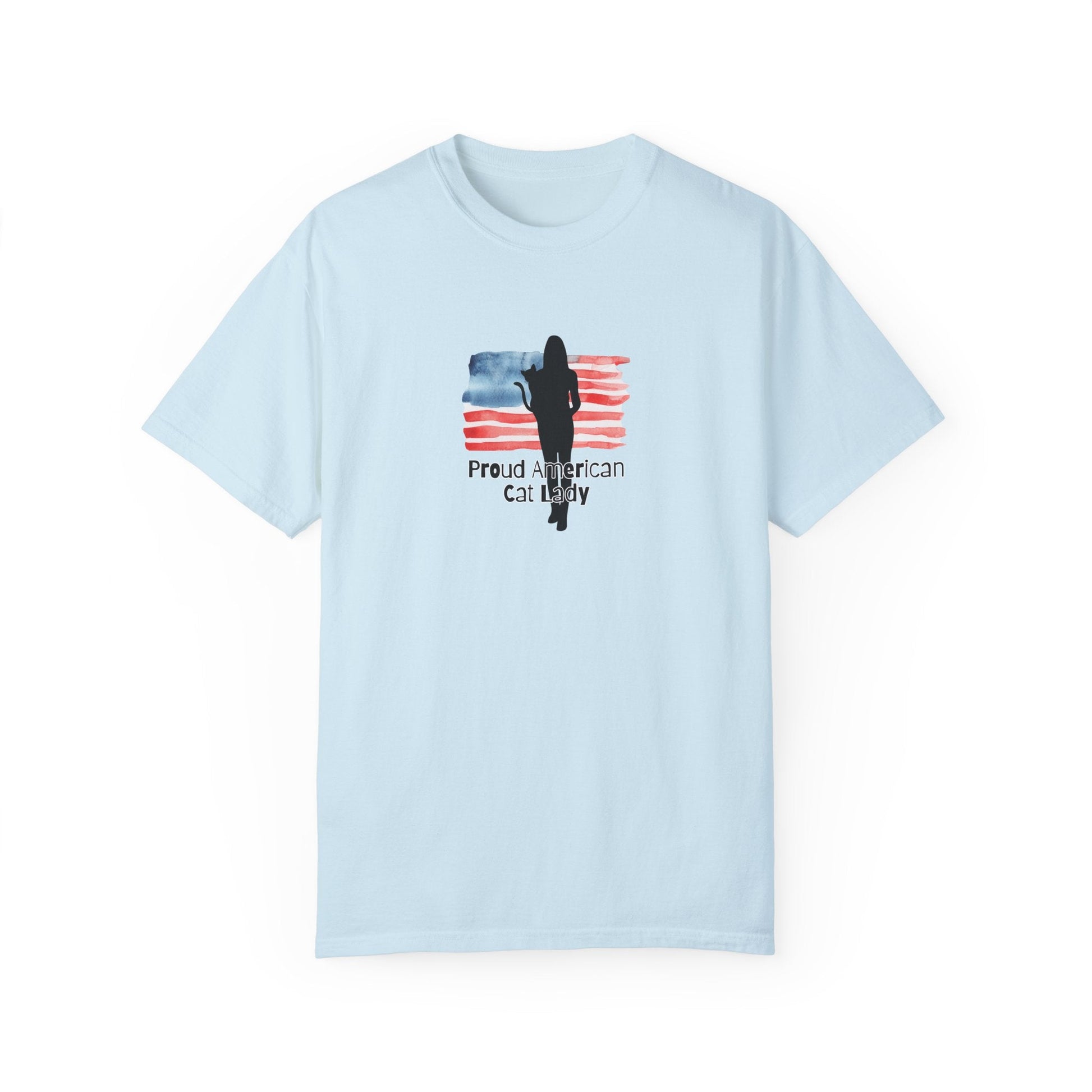 Celebrate Your Feline Love: Proud American Cat Lady T-Shirt - Korvel