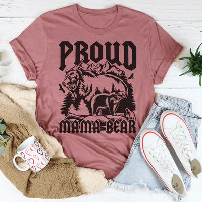 Camiseta de mamá osa orgullosa