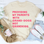 Camiseta "Proporcionando a mis padres una camiseta con perros para nietos"