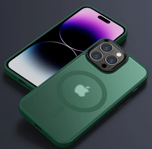 Funda de carga inalámbrica magnética de lujo para iPhone