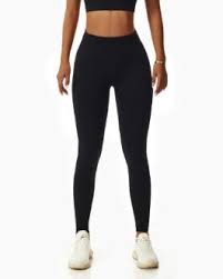 Leggings taille haute à fronces pour femmes