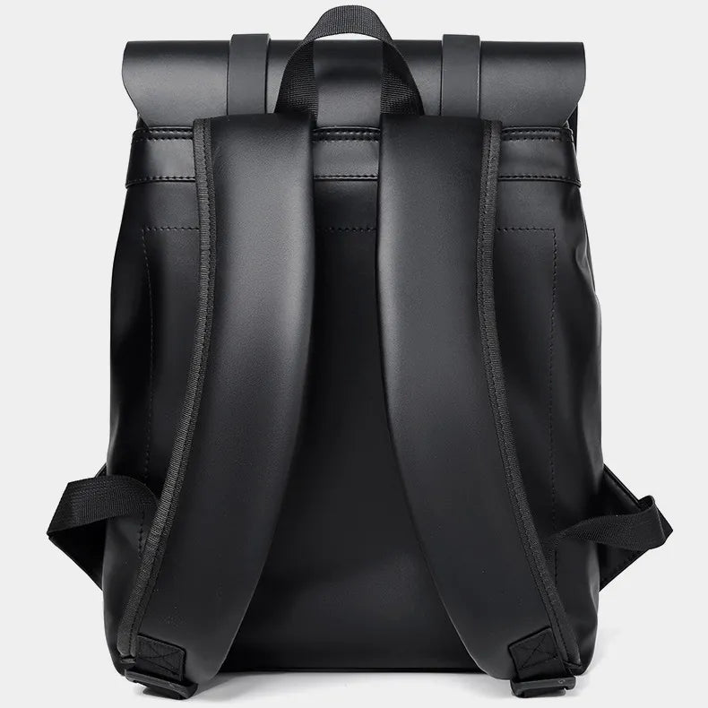PU Leather Adjustable Strap Backpack Bag - Korvel