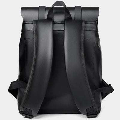 PU Leather Adjustable Strap Backpack Bag - Korvel