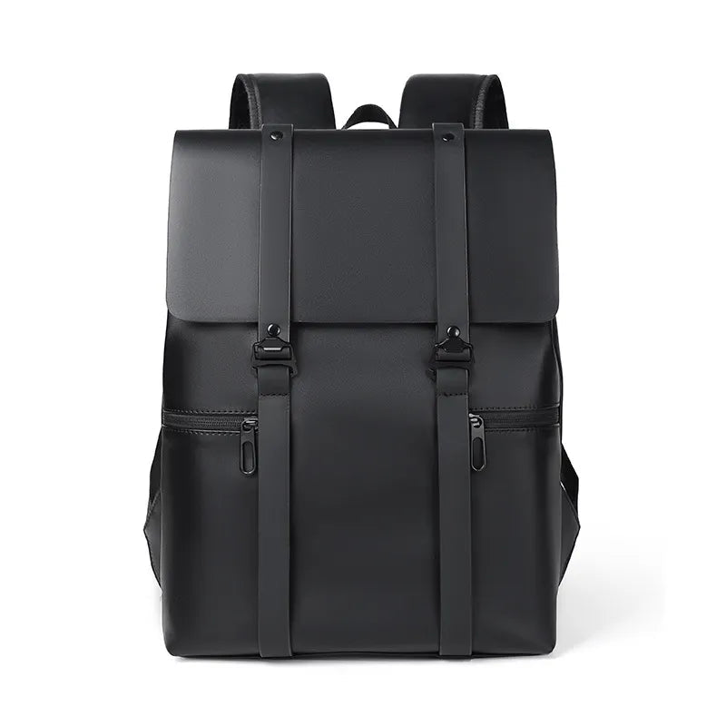 PU Leather Adjustable Strap Backpack Bag - Korvel