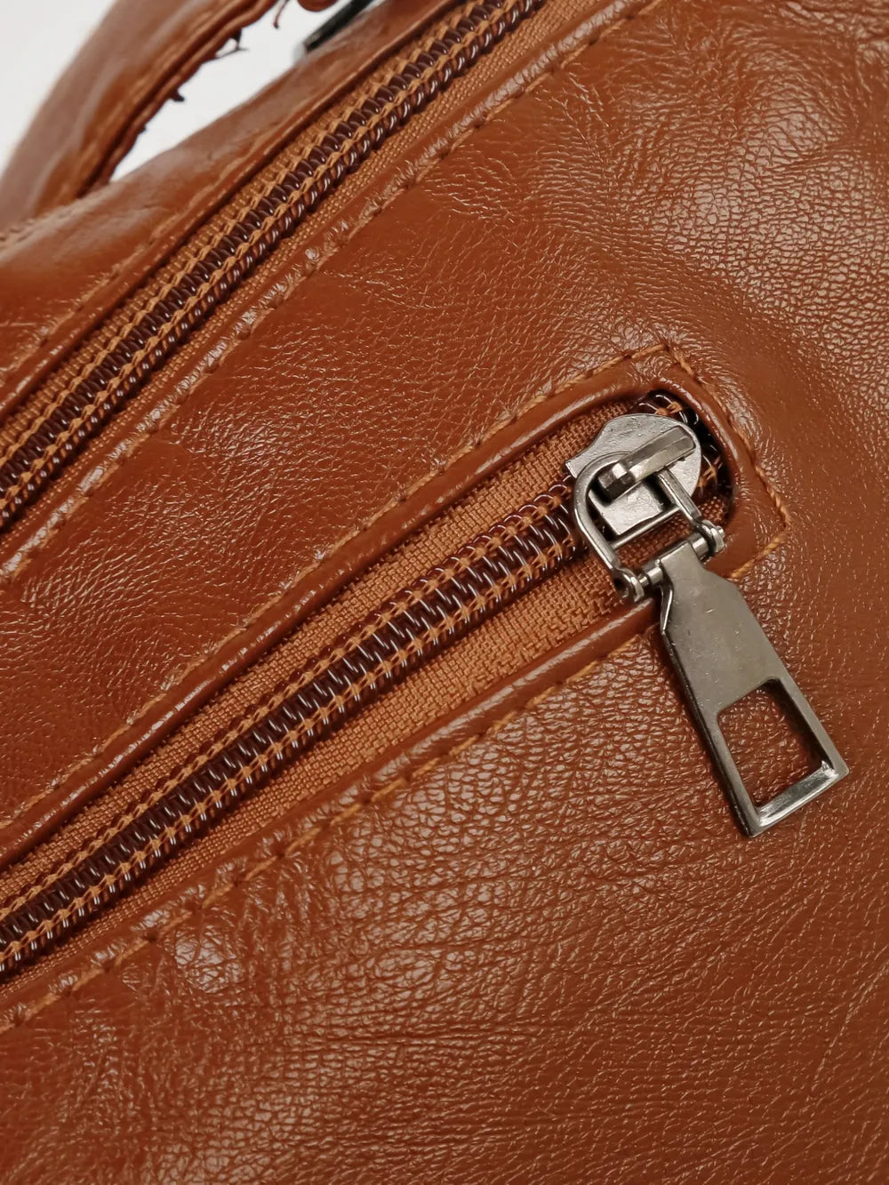 PU Leather Adjustable Strap Shoulder Bag - Korvel