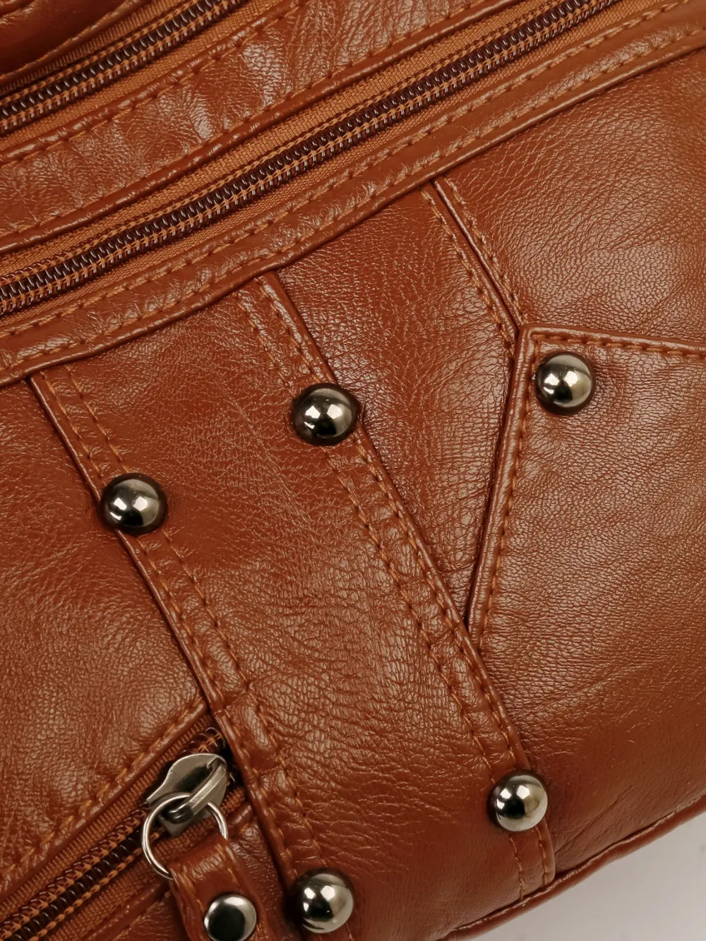 PU Leather Adjustable Strap Shoulder Bag - Korvel