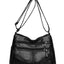 PU Leather Adjustable Strap Shoulder Bag - Korvel