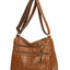 PU Leather Adjustable Strap Shoulder Bag - Korvel