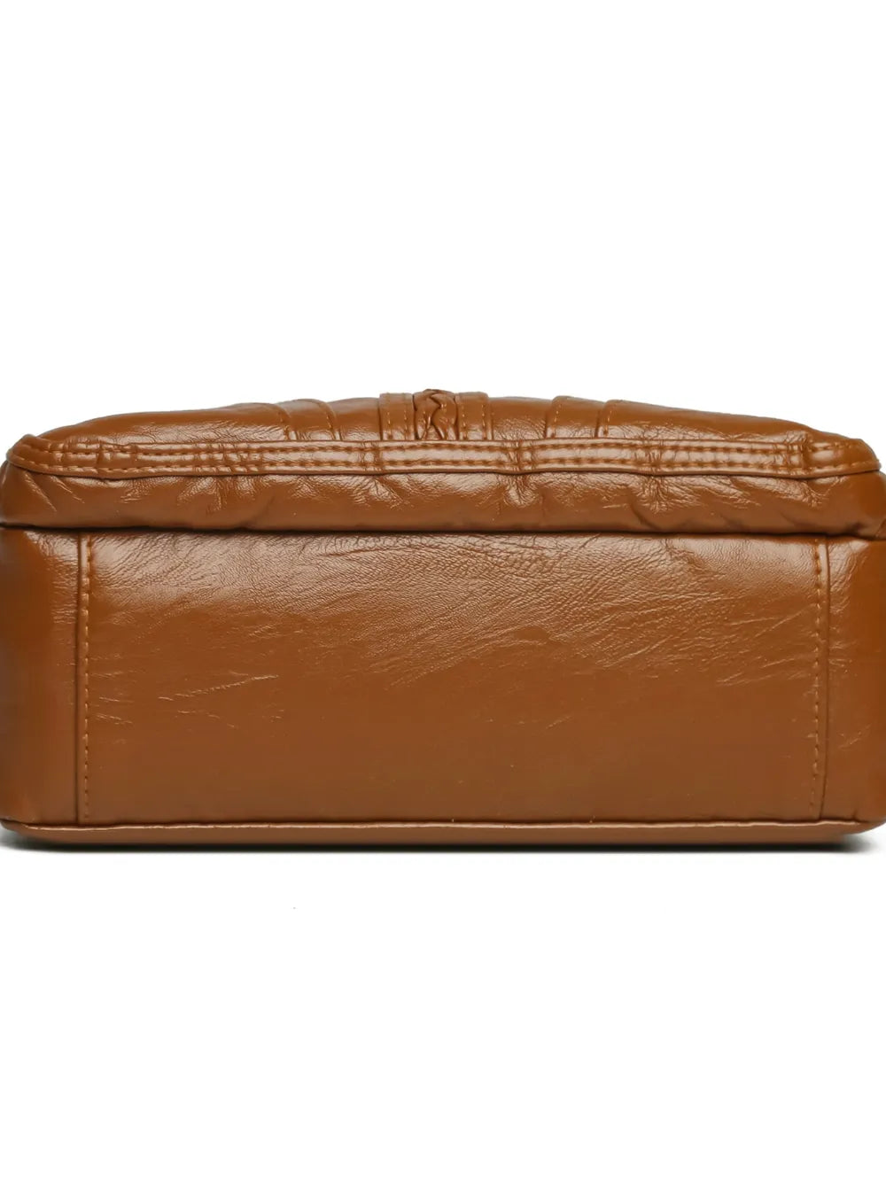 PU Leather Adjustable Strap Shoulder Bag - Korvel