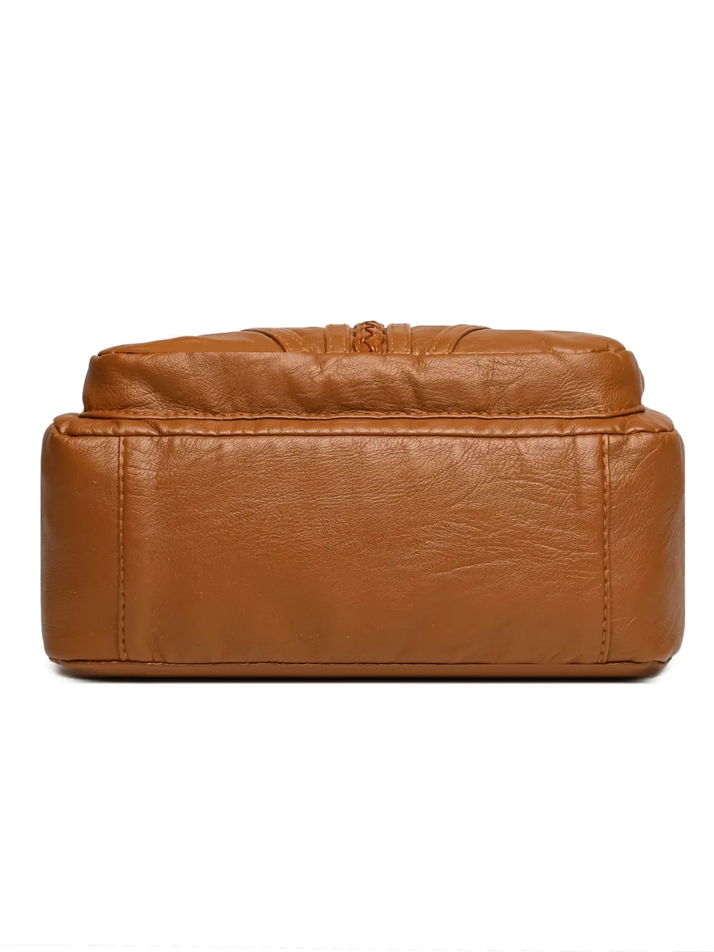 PU Leather Adjustable Strap Shoulder Bag - Korvel