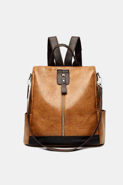 PU Leather Backpack Bag - Korvel