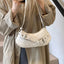 PU Leather Buckle Shoulder Bag - Korvel