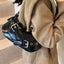 PU Leather Buckle Shoulder Bag - Korvel