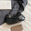 PU Leather Buckle Shoulder Bag - Korvel