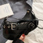 PU Leather Buckle Shoulder Bag - Korvel