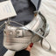 PU Leather Buckle Shoulder Bag - Korvel