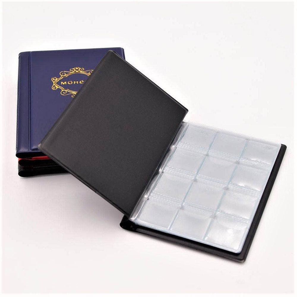 PU Leather Coin Album - 120 Pocket Collector's Organizer