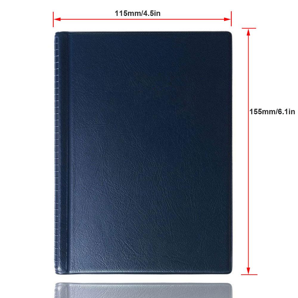 PU Leather Coin Album - 120 Pocket Collector's Organizer