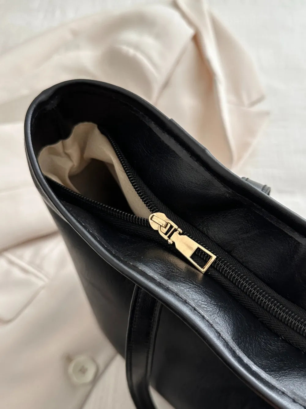 Elegant PU Leather Medium Shoulder Bag