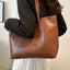 Elegant PU Leather Medium Shoulder Bag
