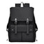 PU Leather Multi-Pockets Adjustable Strap Backpack Bag - Korvel