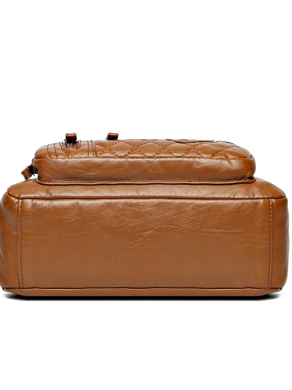 Sac à bandoulière en cuir PU à poches multiples et bandoulière réglable