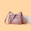 PU Leather Multi Pockets Shoulder Bag - Korvel