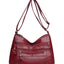 PU Leather Multi Pockets Shoulder Bag - Korvel