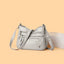 PU Leather Multi Pockets Shoulder Bag - Korvel