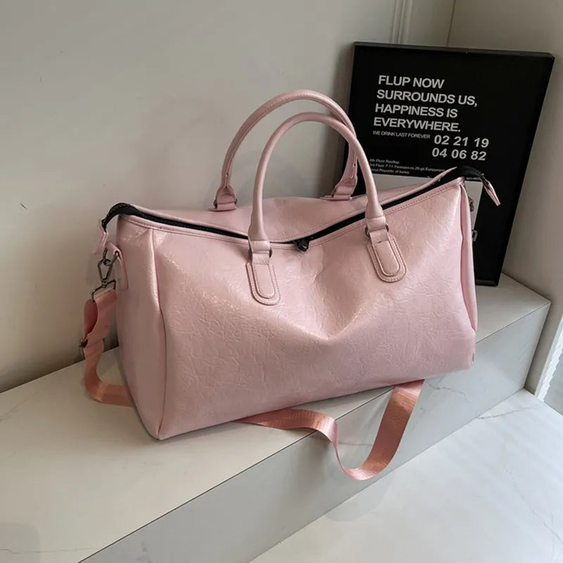 PU Leather Oversize Travel Bag - Korvel