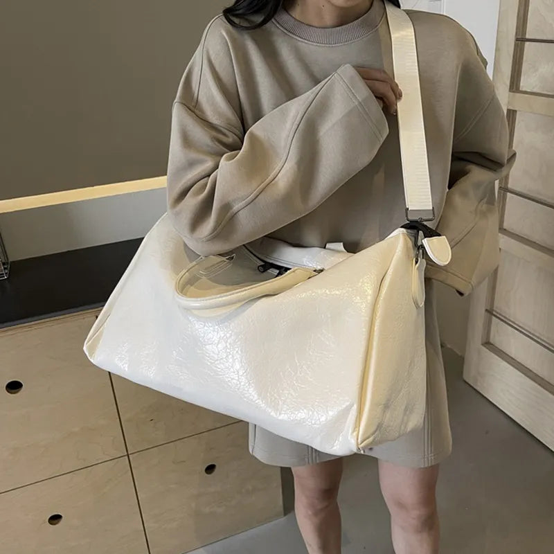 PU Leather Oversize Travel Bag - Korvel