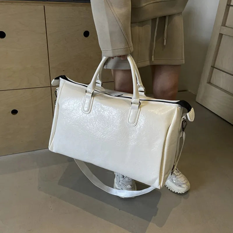 PU Leather Oversize Travel Bag - Korvel