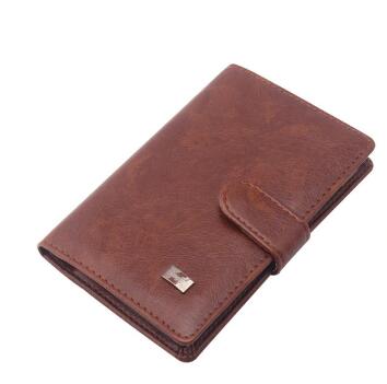 PU Leather Passport Cover Men Travel Wallet Credit Card Holder Cover Russian Driver License Wallet Document Case --BIH009 PM20 - Korvel