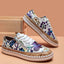 Zapatillas Planas Redondas de Cuero PU