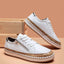Zapatillas Planas Redondas de Cuero PU