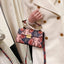Elegant PU Leather Snakeskin Print Crossbody Bag