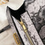 Elegant PU Leather Snakeskin Print Crossbody Bag