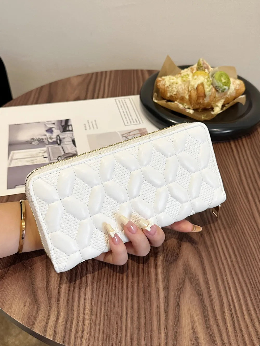 PU Leather Solid Color Wallet - Korvel