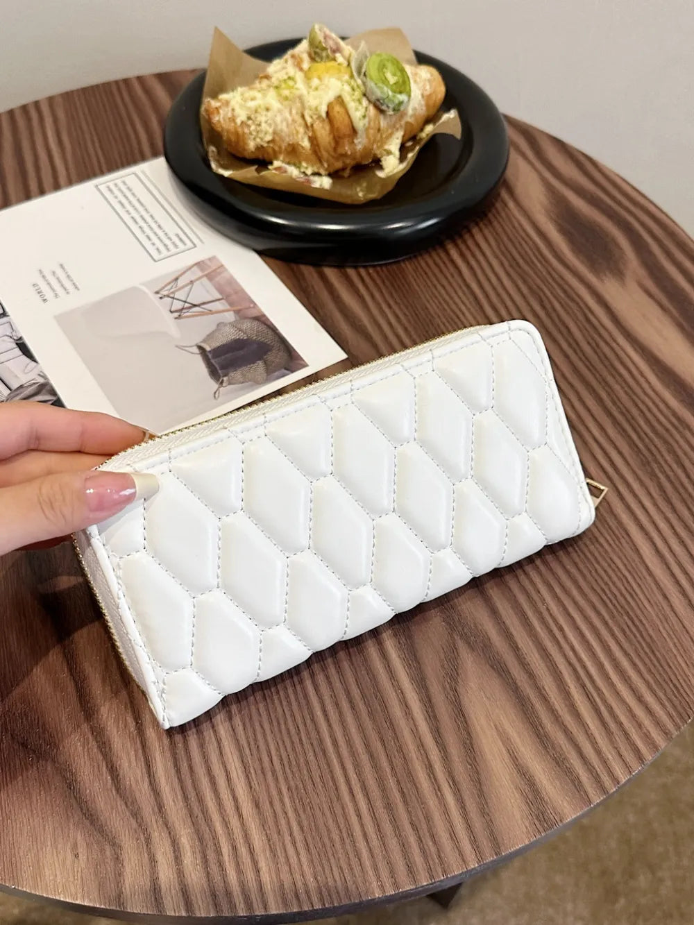 PU Leather Solid Color Wallet - Korvel