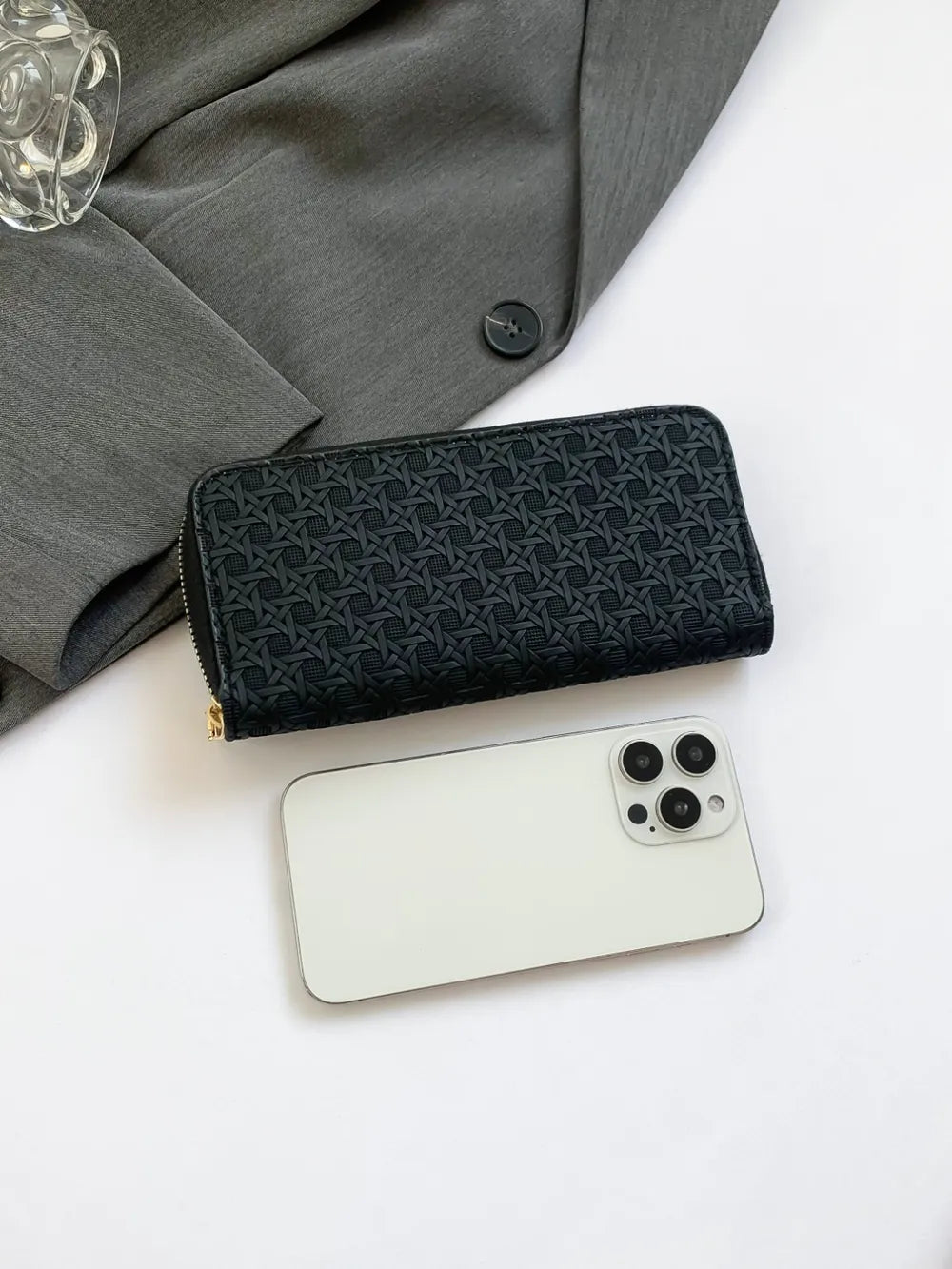 Premium PU Leather Solid Color Wallet