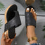 PU Leather Wedge Sandals - Korvel