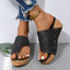 PU Leather Wedge Sandals - Korvel