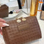 PU Leather Woven Clutch - Korvel