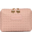PU Leather Woven Clutch - Korvel
